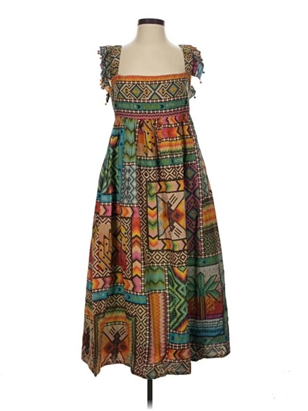 FARM Rio Banana Scarves Dress